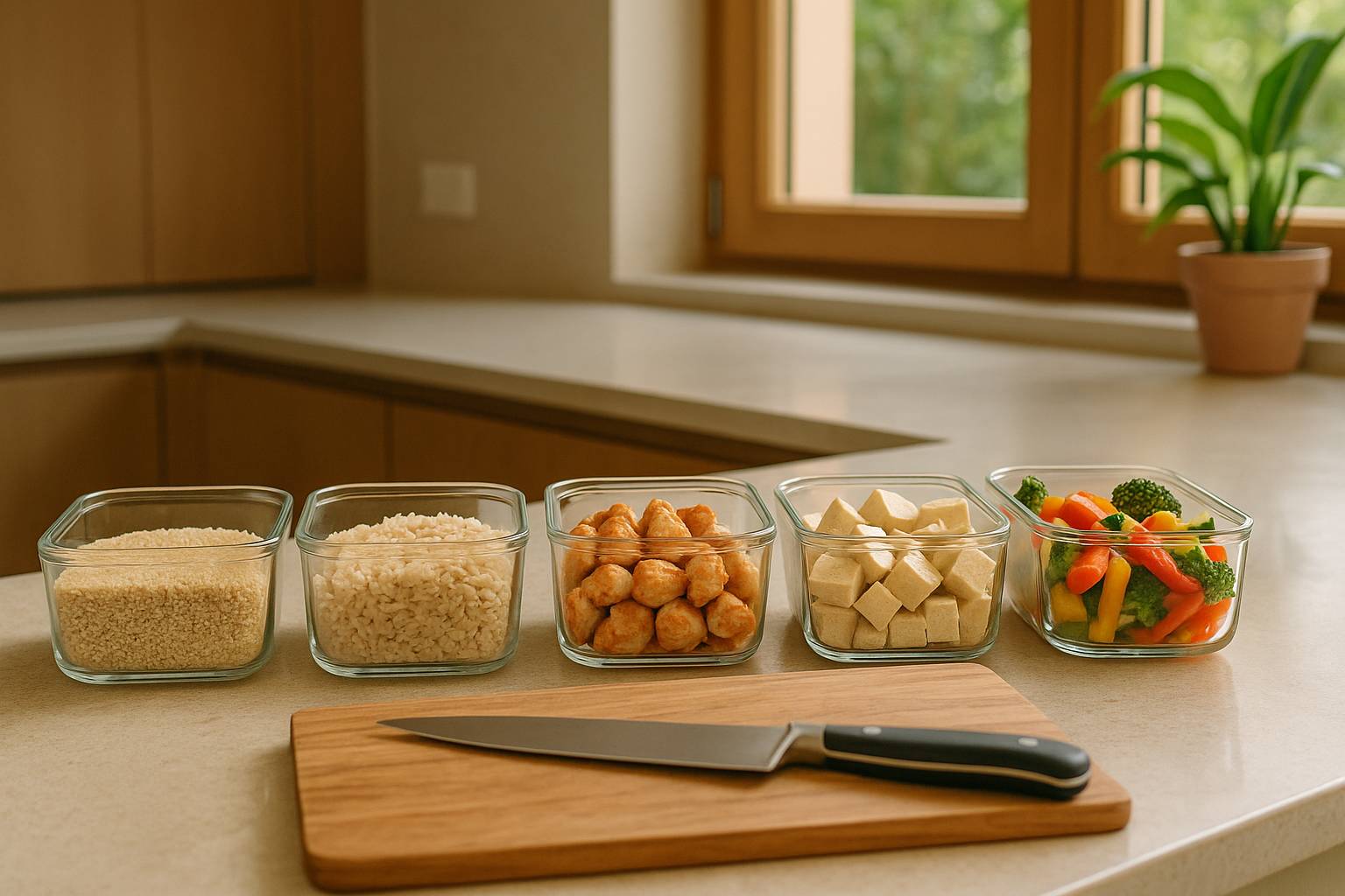 Consejos para organizar un batch cooking saludable en 2 horas