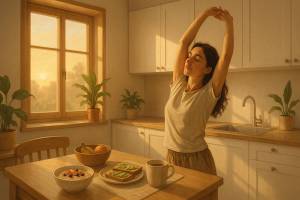 Cómo crear una rutina matinal saludable y sostenible