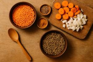 Propiedades de las lentejas rojas y diferencias con las clásicas