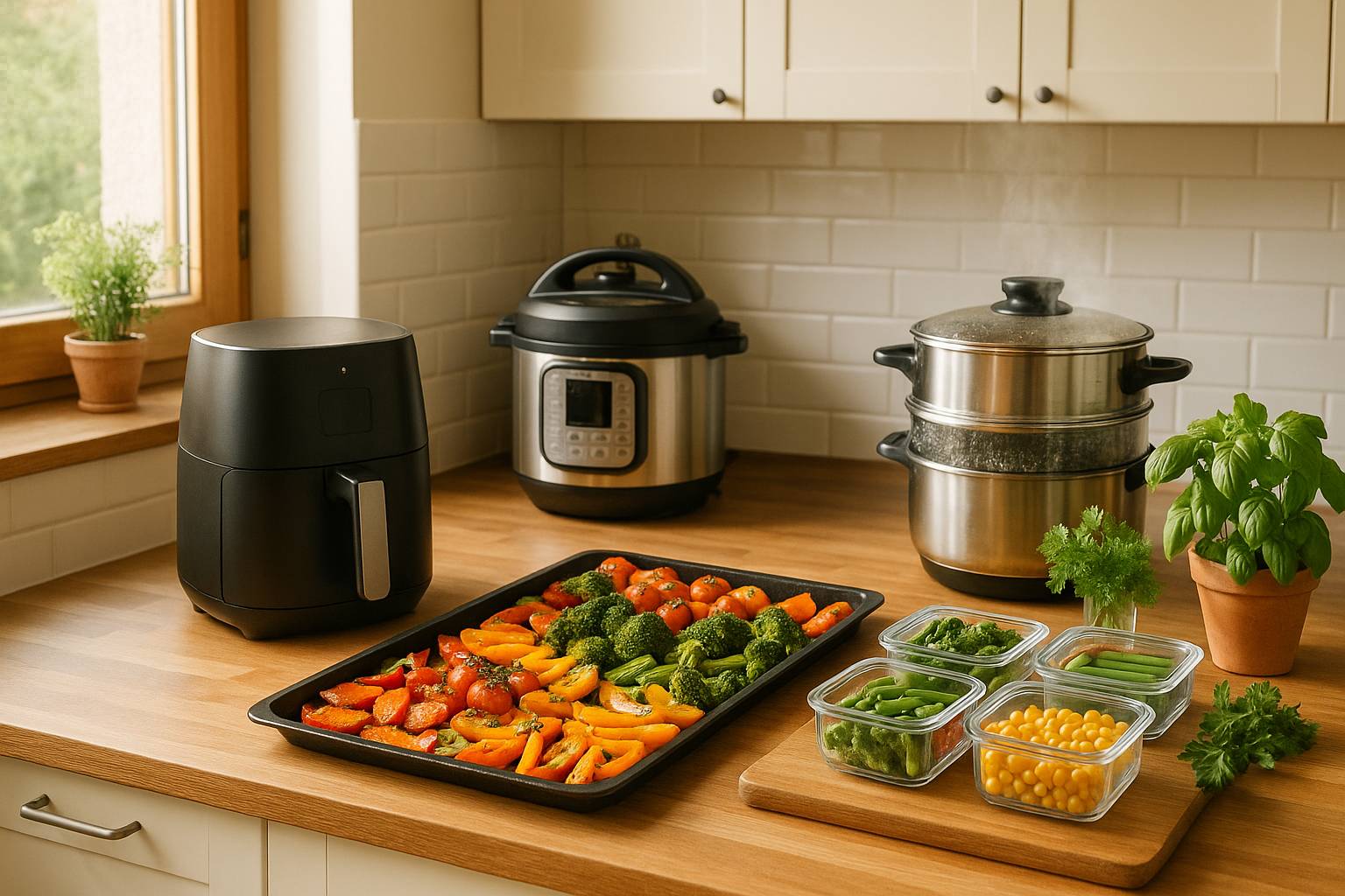Trucos para cocinar saludable cuando tienes poco tiempo